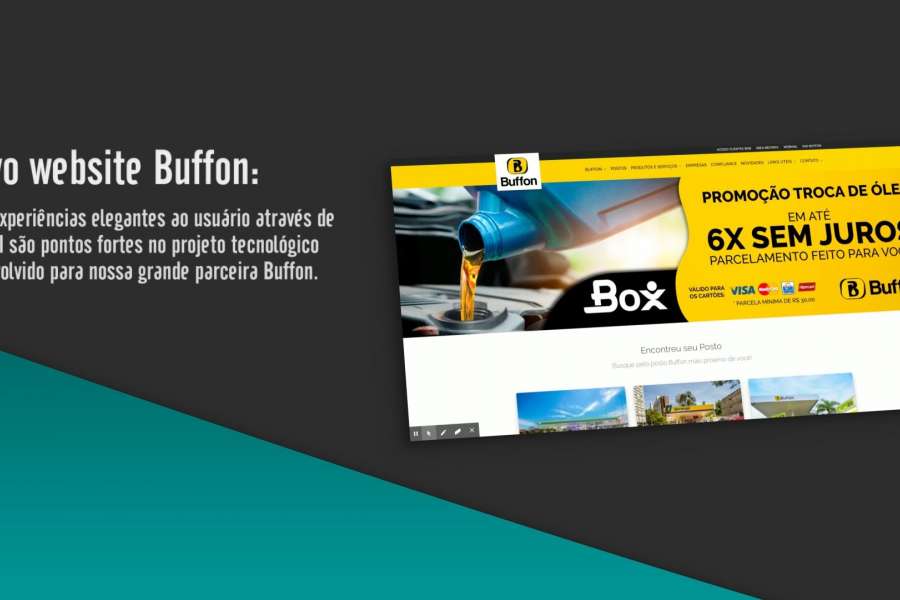 Buffon - Novo Website 30 Anos